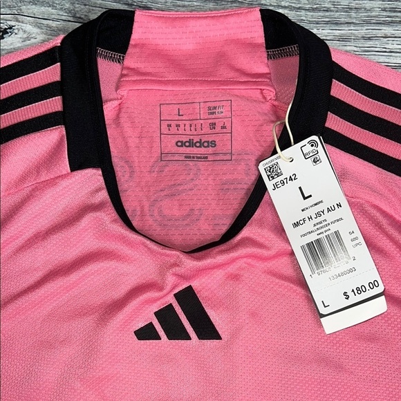 ADIDAS INTER MIAMI 2024-25 MEN'S LIONEL MESSI HOME STADIUM JERSEY / Men Sz Large - Picture 6 of 11